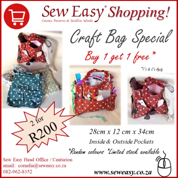 Craft Bag SPECIAL - Buy one get one free
